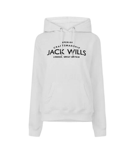 Sweat À Capuche Motif/style Graphique Femme Vieux Blanc Jack Wills