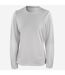 Spiro Ladies/Womens Sports Quick-Dry Long Sleeve Performance T-Shirt (White)