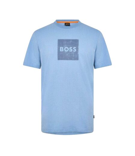 T-shirt Motif/style Cousu Homme Bleu Boss
