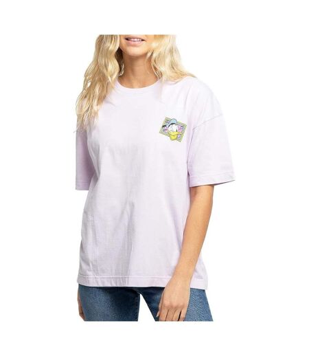 T-Shirt violet femme disney donald paradise oversize