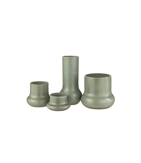 Cache-Pot en Céramique Organique 21cm Vert