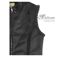 MAYFLOWER 828070U001 - Gilet sans manches noir en suédine : l'élégance du toucher velours-4