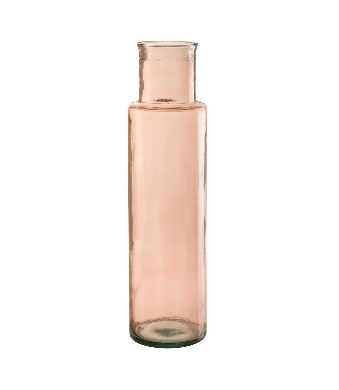 Vase en Verre Bouteille 54cm Rose-1