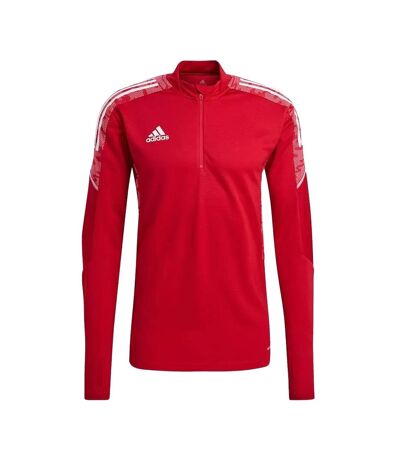 Haut de survêtement condivo homme rouge Adidas