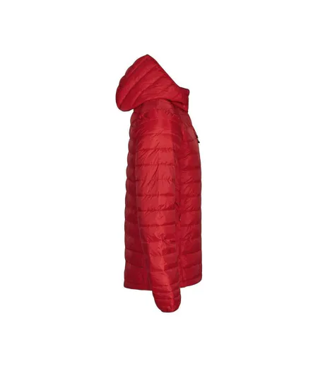 Mens Hudson Padded Jacket Red Clique