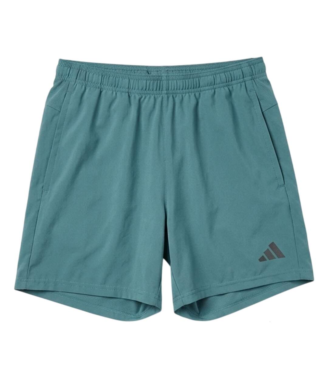 Mens Own The Run Logo Running Shorts Teal Adidas-2