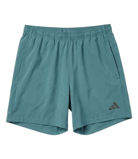 Mens Own The Run Logo Running Shorts Teal Adidas