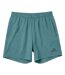 Mens Own The Run Logo Running Shorts Teal Adidas-2