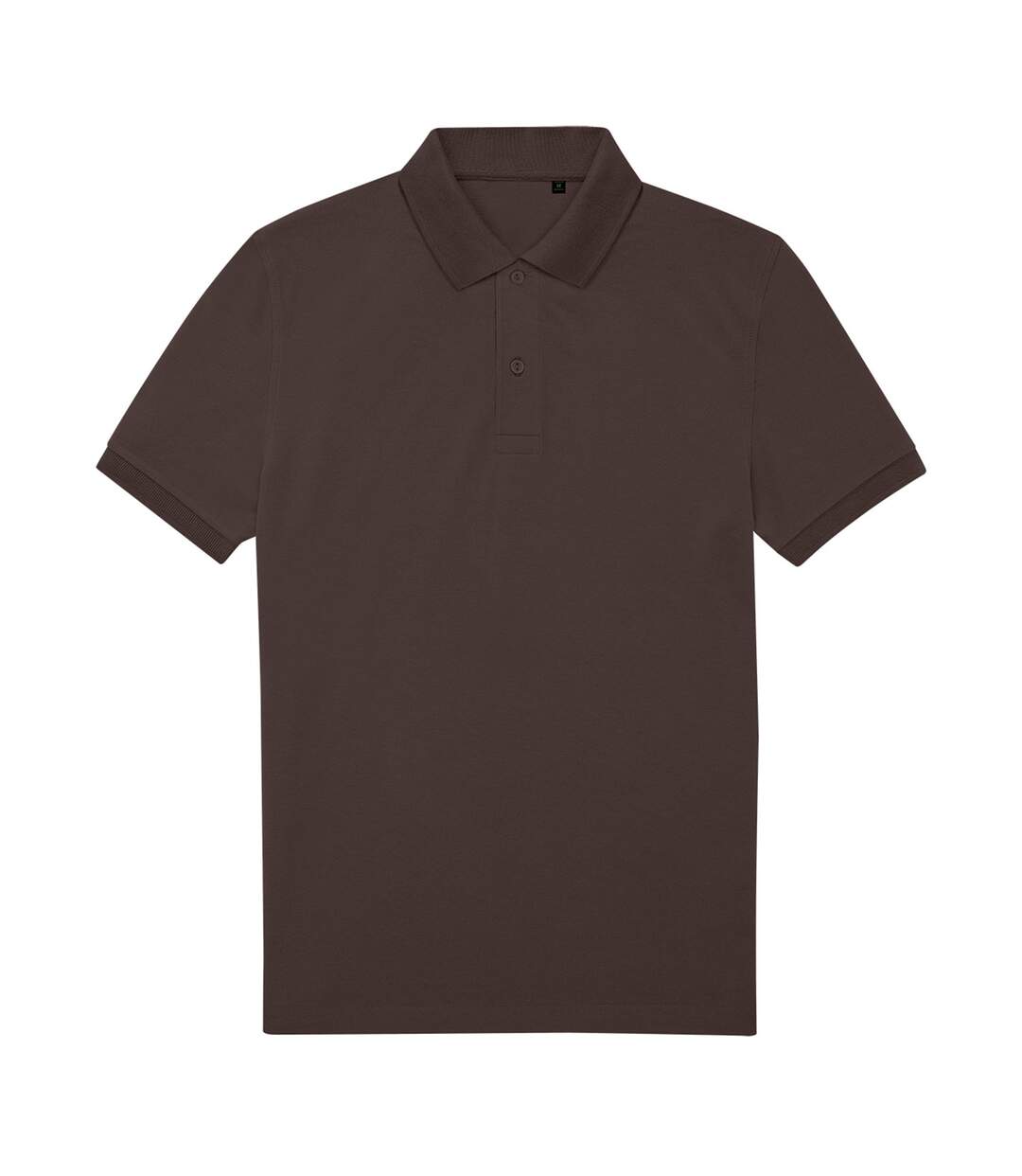 Mens my eco polo shirt roasted coffee B&C