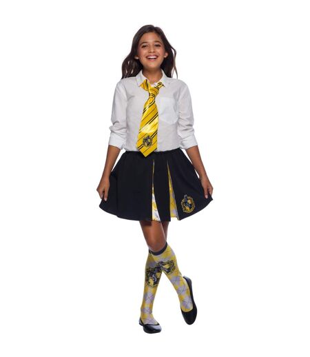Harry Potter Hufflepuff Tie (Yellow) (One Size) - UTBN4562