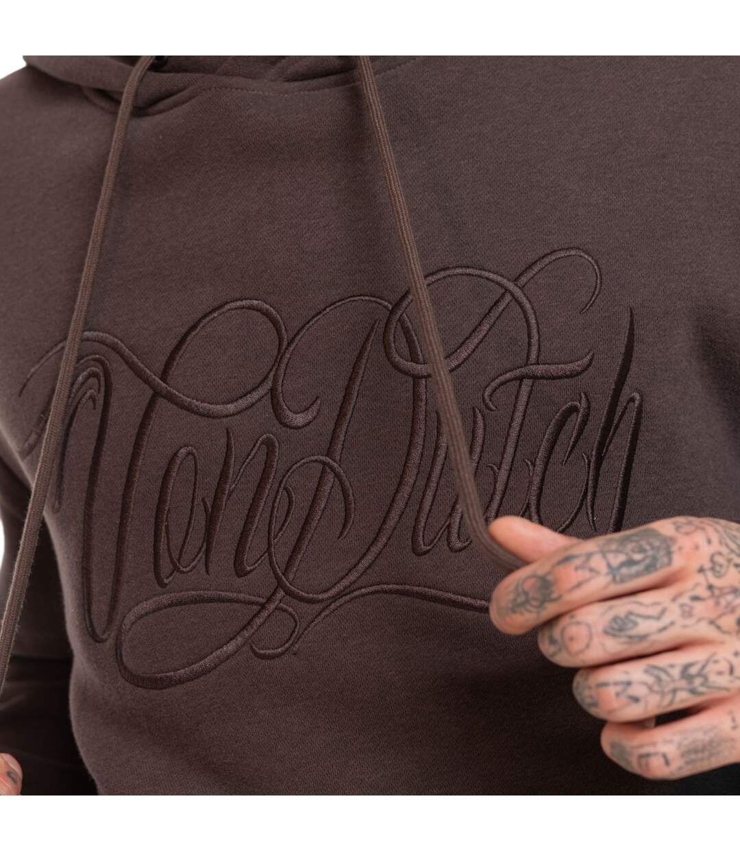 Sweat à capuche en molleton avec broderie Ruben Vondutch-2