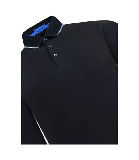 Polo Manches Longues Tyler D555 Homme Noir Duke