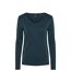 T-Shirt manches longues vert/doré femme pieces billo - m-1