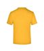 T-shirt Medium Adulte Jaune Or James And Nicholson-2