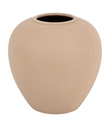 Vase Boule en Dolomite Rily 22cm Nude
