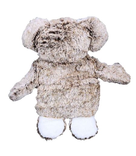 Bouillotte Peluche Ours Micro-Ondable 32cm Marron