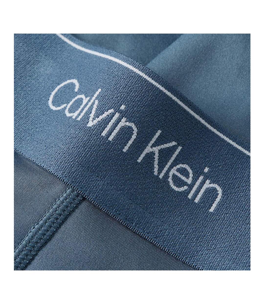 Womens/ladies Gym 7/8 Leggings Blue Calvin Klein-3