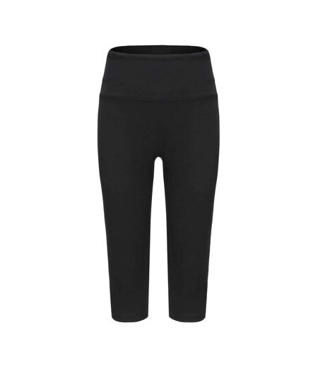 Womens/ladies Polyester Blend Capri Black Slazenger