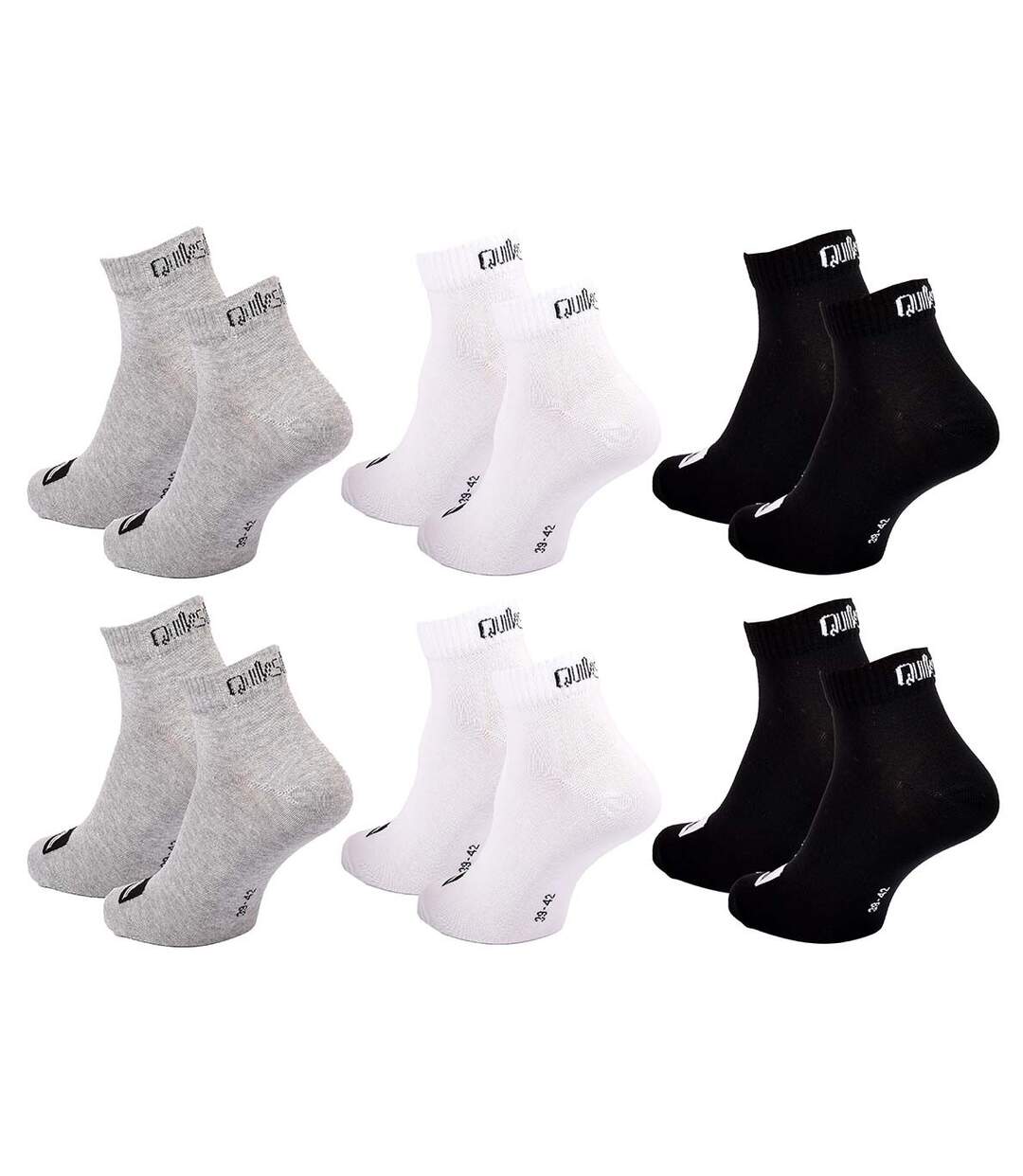 Chaussettes QUICKSILVER QUARTER Pack de 6 Paires 7362-3