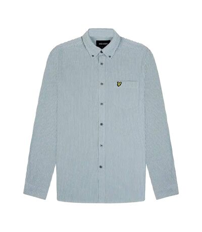 Chemise homme vert de bleu / blanc Lyle & Scott Lyle & Scott