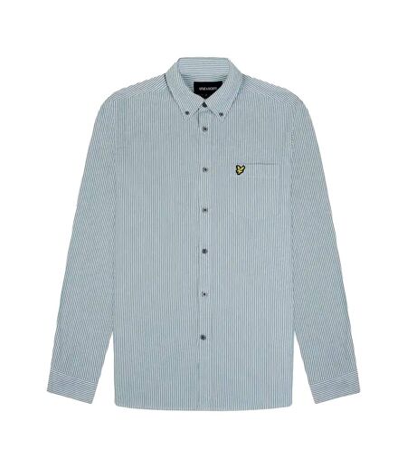 Chemise homme vert de bleu / blanc Lyle & Scott Lyle & Scott