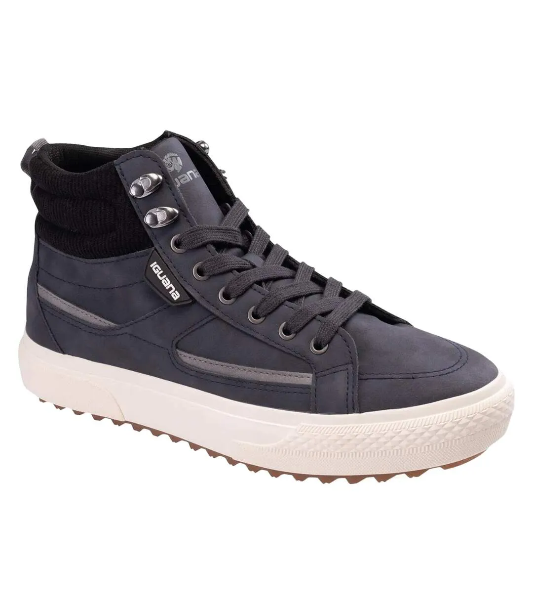Bottines De Randonnée Romi Homme Bleu Marine Noir Iguana-1