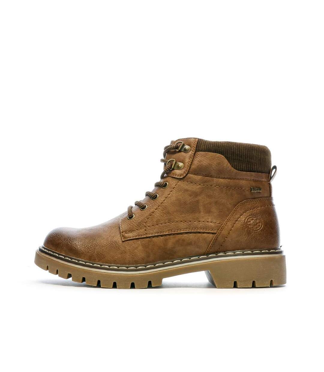 Bottines marron homme relife viparten-1