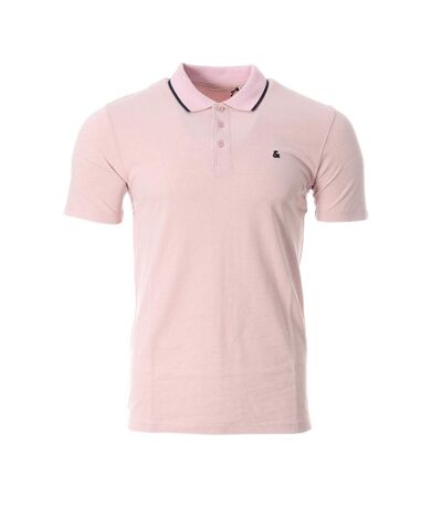 Polo rose homme jack & jones paulos play - l