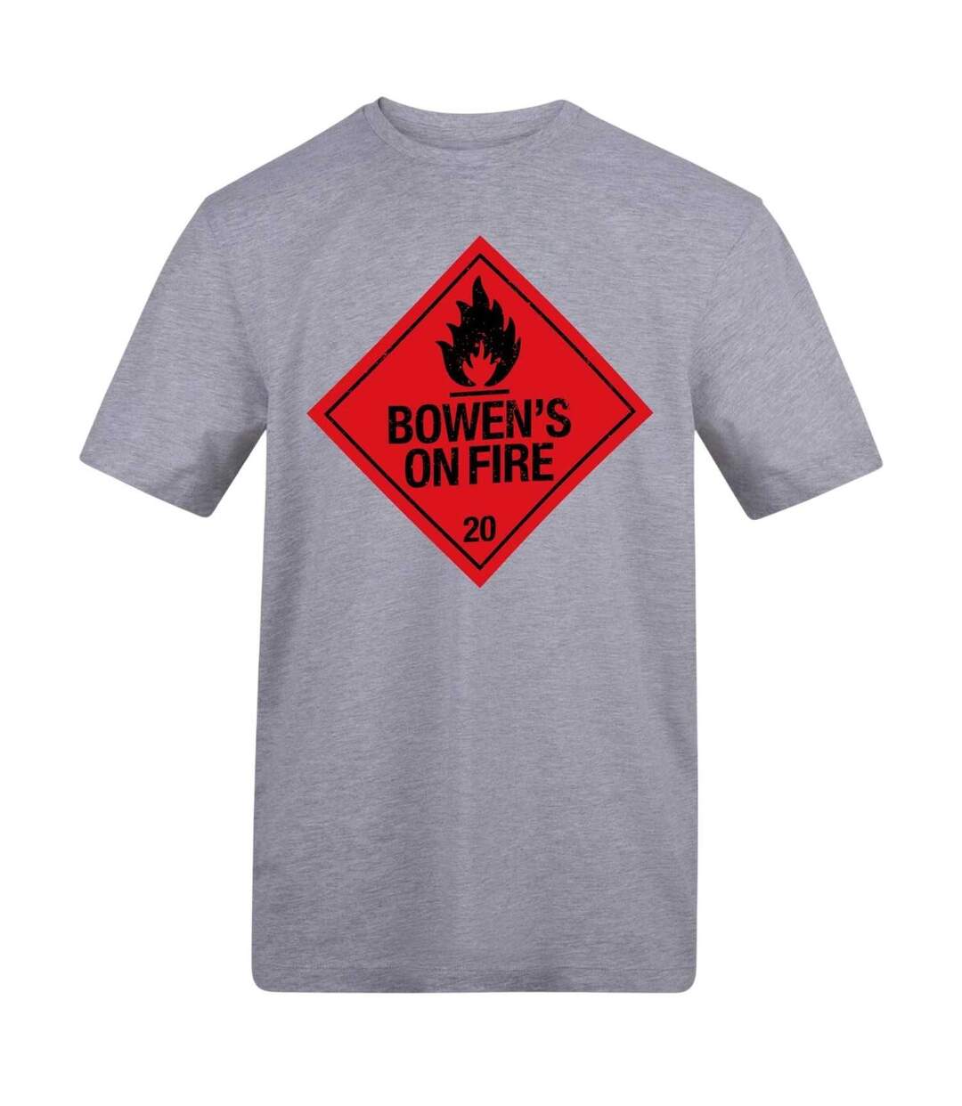 T-shirt Bowen´s On Fire Adulte Gris AWD-1