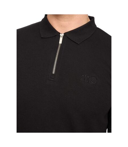 Mens Sherborn Cotton Polo Shirt Black Duck And Cover