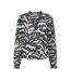 Blouse noir/beige femme jdy pepper - l-1