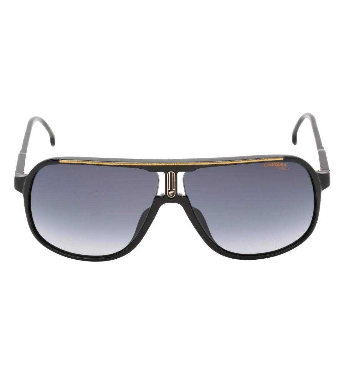 Lunettes De Soleil Taille Unique Noir Jaune Or Carrera-1