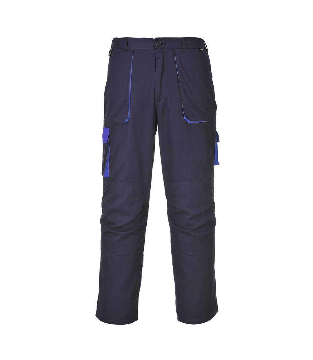 Mens Texo Contrast Workwear Trousers Navy Portwest-1