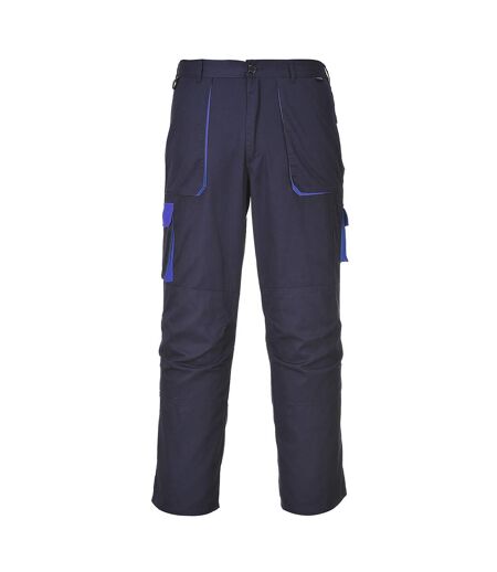 Mens Texo Contrast Workwear Trousers Navy Portwest