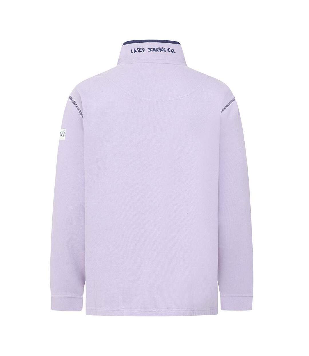 Sweat Femme Lilas Lazy Jacks-3