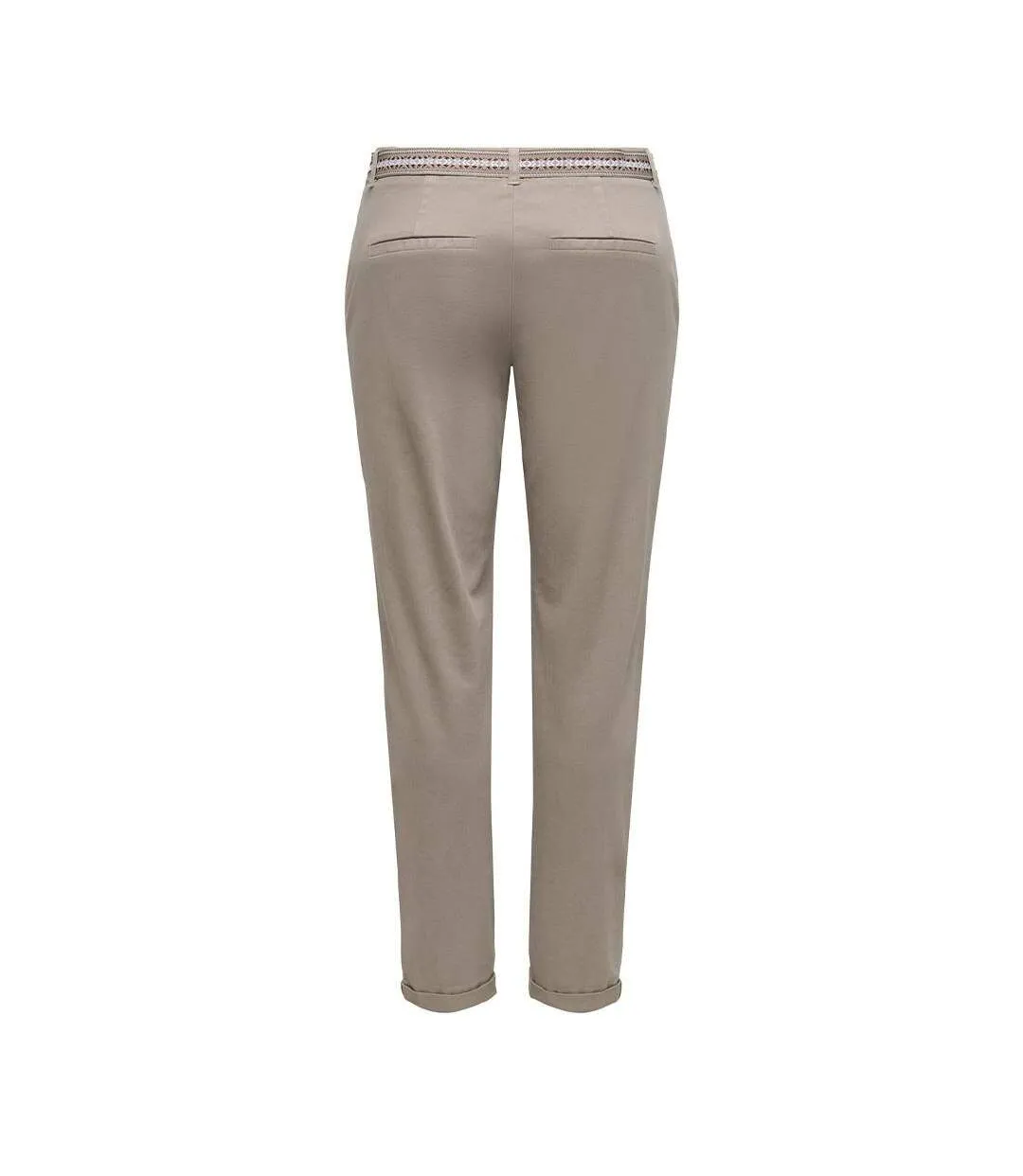 Pantalon fluide beige femme only bolin-2