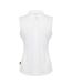 Womens/ladies Sleeveless Polo Shirt White Slazenger-2