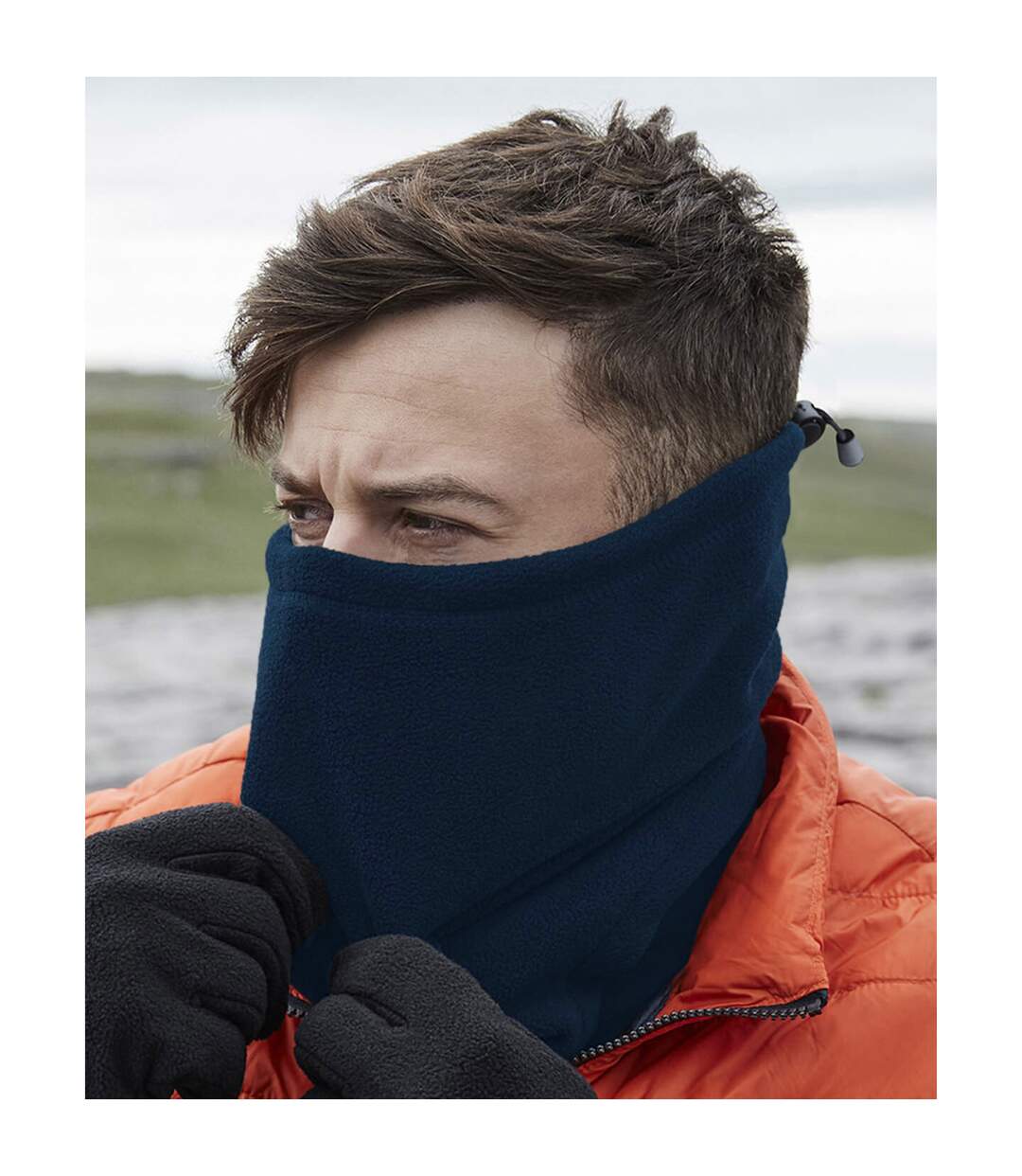Beechfield Unisex Adult Fleece Recycled Snood (French Navy) (One Size) - UTRW8265-2