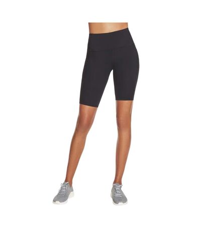 Womens/ladies gowalk high waist cycling shorts black Skechers