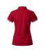 Womens/ladies Antreville Polo Shirt Red James Harvest-2