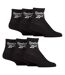 Reebok - 6 paires de chaussettes de sport basses en coton doux hommes femmes-1