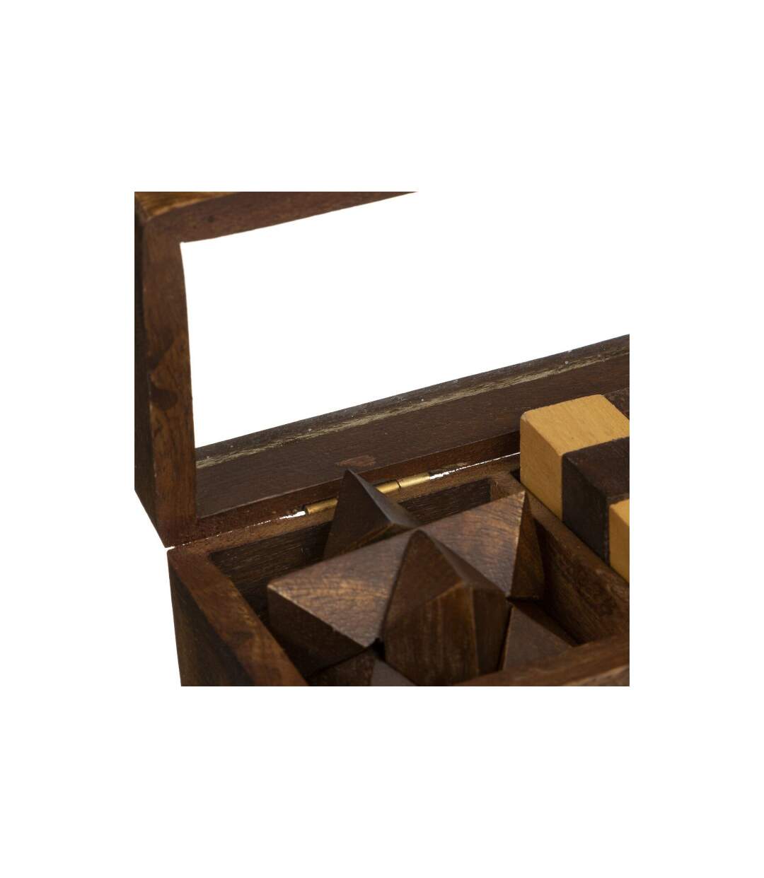 Jeu Casse Tête Déco en Bois Bota 17cm Marron-4