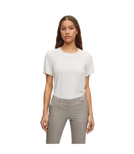 T-shirt Ilyeana Femme Blanc Boss