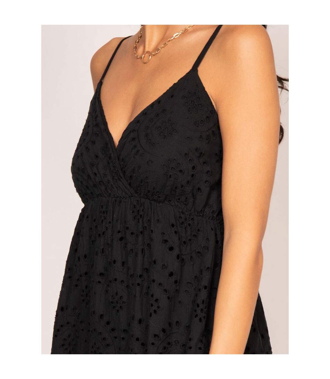 Robe longue broderie anglaise ISERE - Dona X Lisa-3
