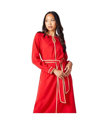 Robe mi-longue premium femme rouge Principles