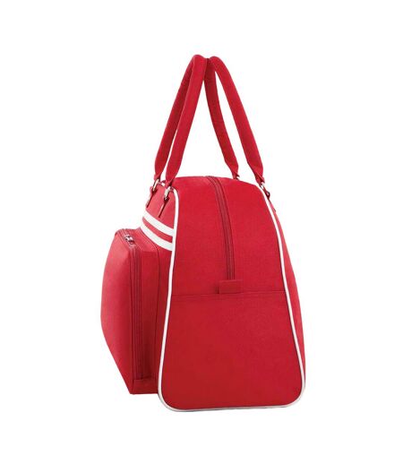 Retro 23l Bowling Bag One Size Classic Red White Bagbase