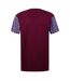 Mens West Ham United Fc T-shirt Claret Blue Source Lab-3