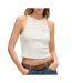 Débardeur beige femme superdry essential logo racer - l/xl-1