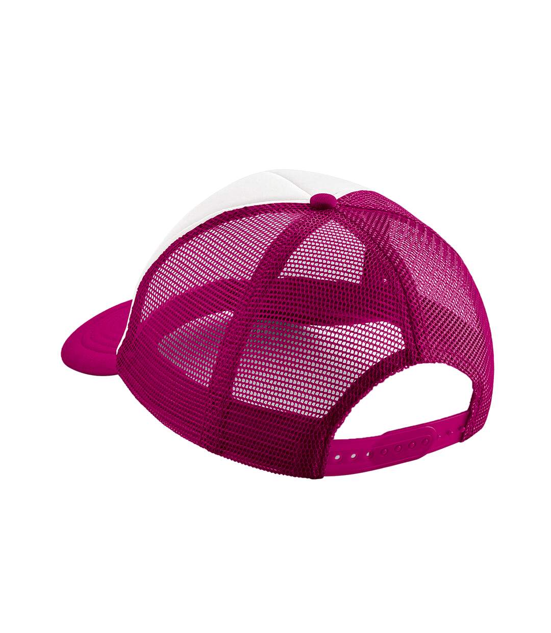 Casquette trucker adulte fuchsia / blanc Beechfield