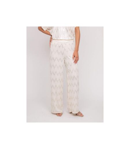 Pantalon fluide texturé EMANTINE - Dona X Lisa